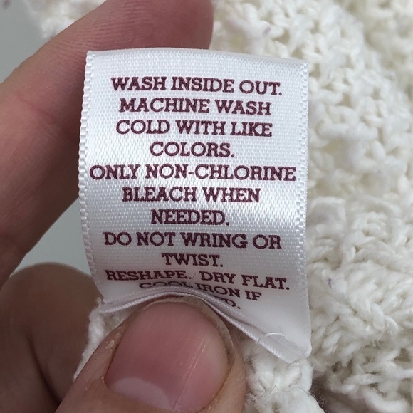 So Women’s cream net sweater longsleeve crewneck M - Picture 13 of 13